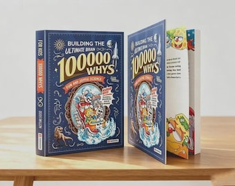 100000 Whys for Kids Hardcover Book | Educational Science Book | Children’s Learning Gift