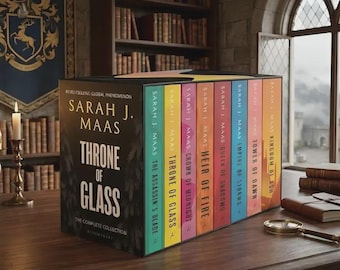 Tron ze Szkła – Kompletny Zestaw w Miękkiej Oprawie | Seria Epic Fantasy Sarah J. Maas