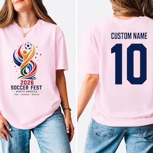 Patriotic American Football Cup Tee, USA Sports Shirt, Cotton Game Day Apparel, Gift for Soccer Lovers image 5