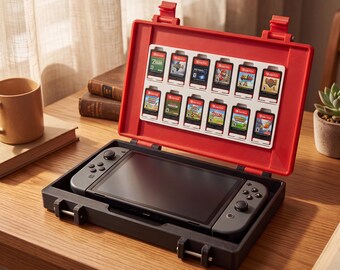 Nintendo Switch 2 Travel Case | 3D Printed Protective Storage Box | Gamer Gift