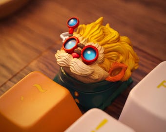 Heimerdinger Keycap | LOL 3D Printed Artisan Keycap | Gamer Gift