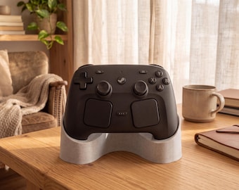 Steam Deck Controller Stand | Charging Dock Holder | 3D Printed Gaming Accessory