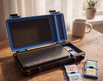 Handmade 3D Printed Travel Case for Nintendo 3DS XL DSi XL Gamer Gift