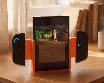3D Printed Vertical Stand for Lenovo Legion Go 2, Retro Emulation Gaming Accessory