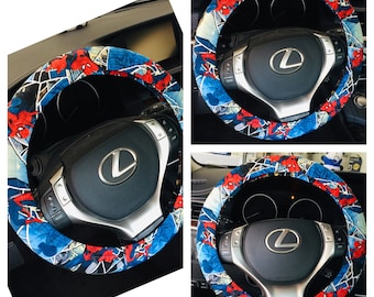 Spiderman Cotton Steering wheel cover