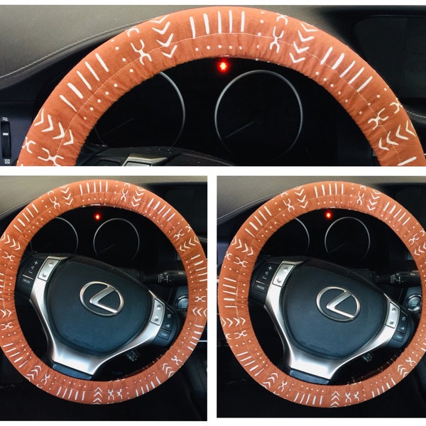 100% Cotton Steering wheel cover, with Fully grip liner