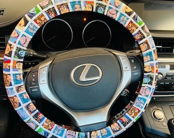 Disney licensed Cotton fabric steering wheel cover