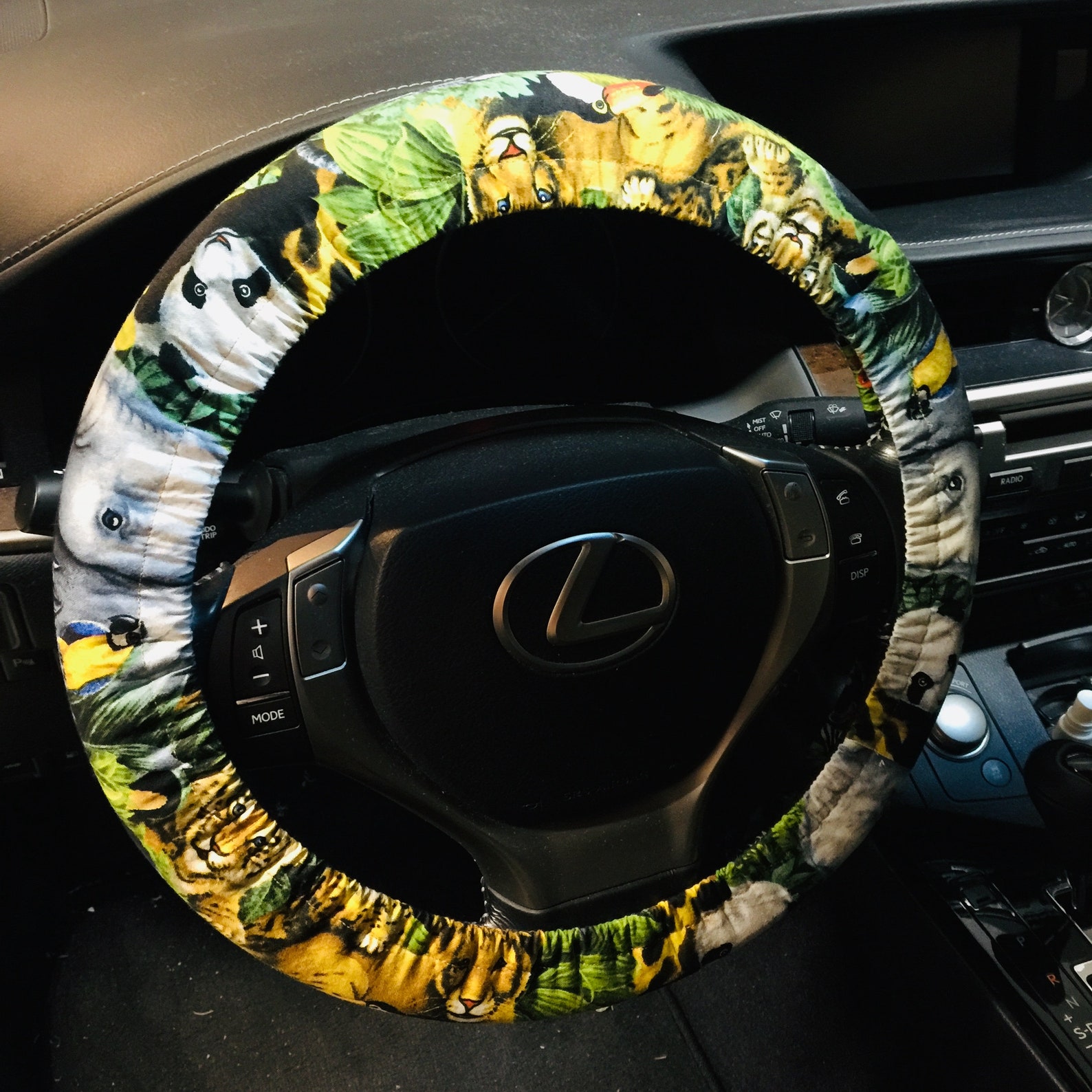 Dog Steering Wheel Cover Etsy