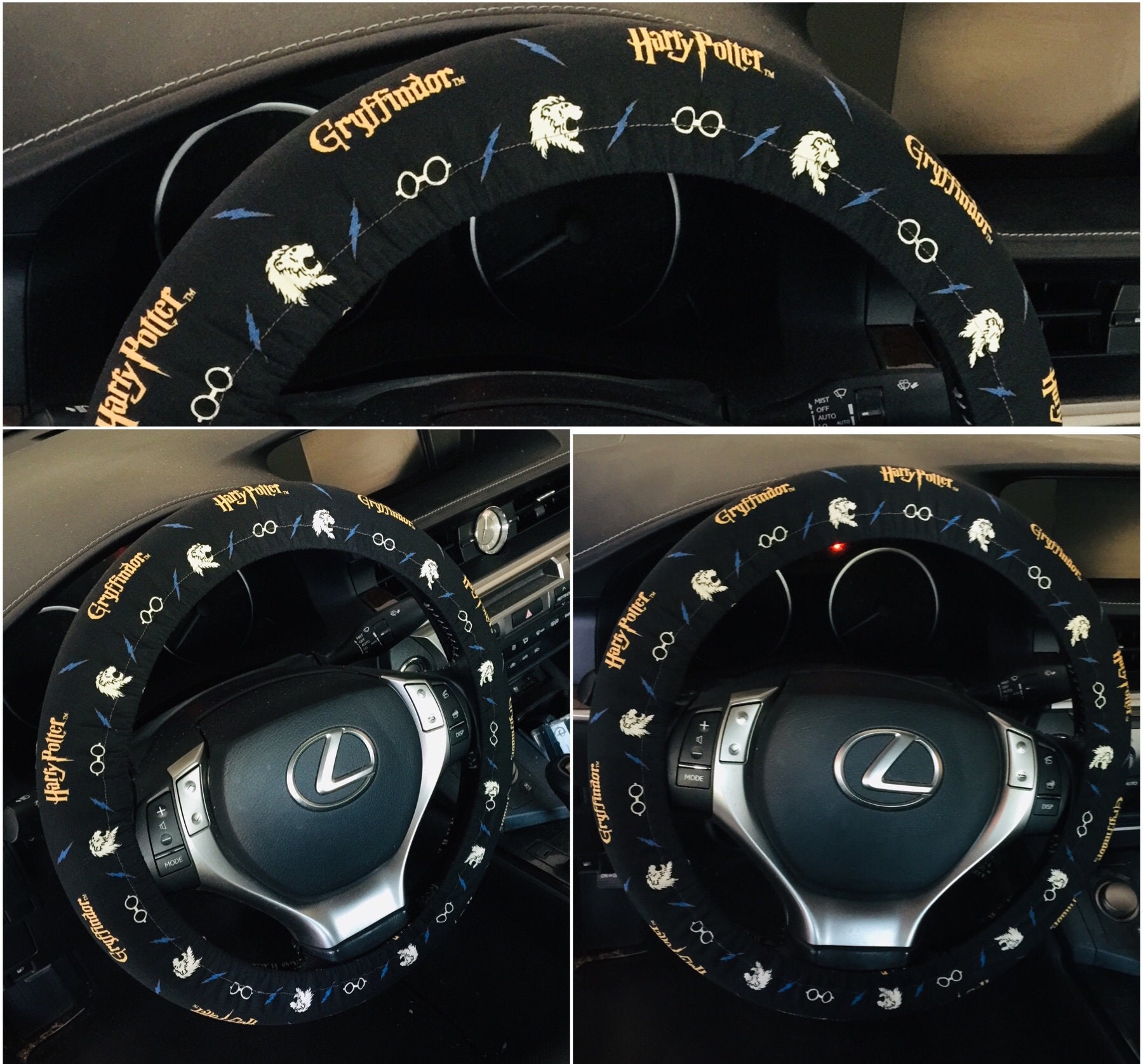 Harry Potter Deathly Hallows Steering Wheel Cover