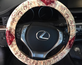 Steering wheel cover and with grip liner