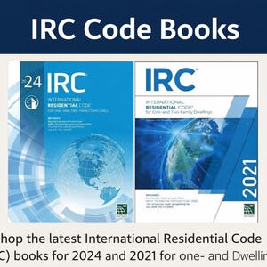 IRC Books 2024 & 2021 Editions - ICC Konstruktionsvorschrift