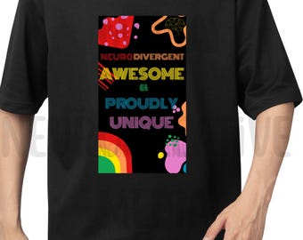 Camiseta con estampado de autismo, descarga digital para transferencia
