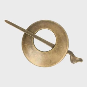 Handmade shawl Pin--Gold- bronze  Brooch Pin scarf Pin-women gift brooch