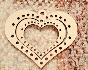 Kit de joyería para tejer corazones