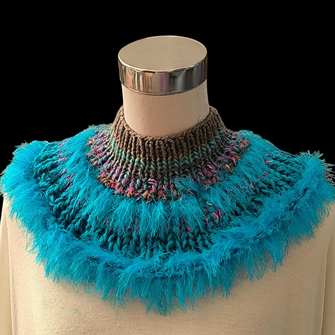 Pink - Kumaun Hand-knitted Acrylic Woolen Neck Warmer main image 0