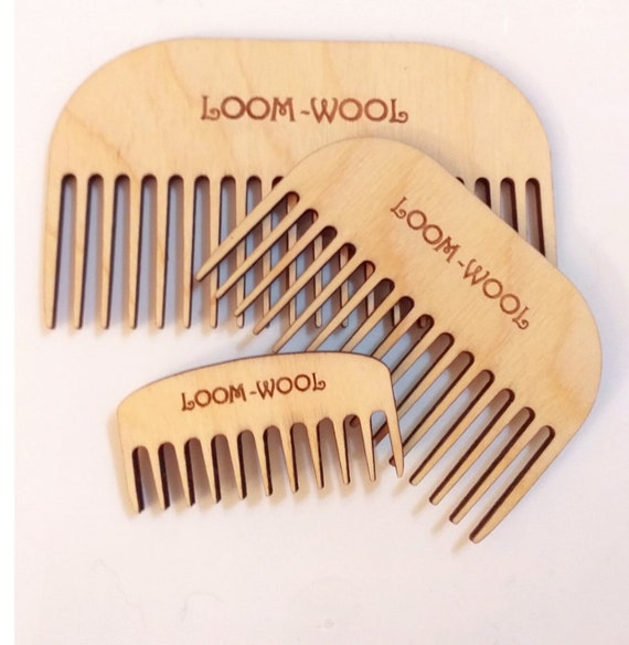 Set of 2 Warp Thread Combs for Use on a Beading Loom