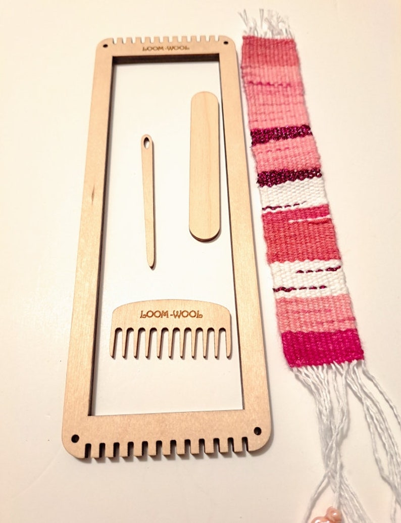 Bookmark Weaving Loom Kit video Tutorial Etsy