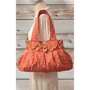vintage-rétro-sac à main à bandoulière plissée pour tous les jours/tissu/sac à main fait main, sac à main pour femme/cadeau unique/sac en tissu