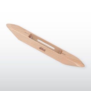 Ashford 29 cm beukenhouten bootshuttle: weefgetouw met nylon spoel