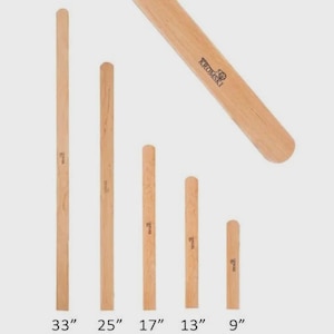 Aufnahme Sticks für die Kromski Harp Forte Looms.