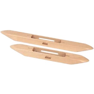 Ashford Silver Beech Boat Shuttle: Weaving Loom Tool with Nylon Bobbin