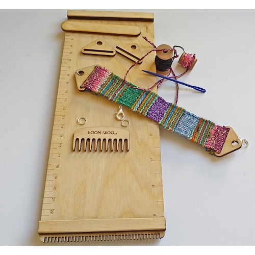 Bookmark Weaving Loom Kit Learn to Weave With British Yarn in Etsy