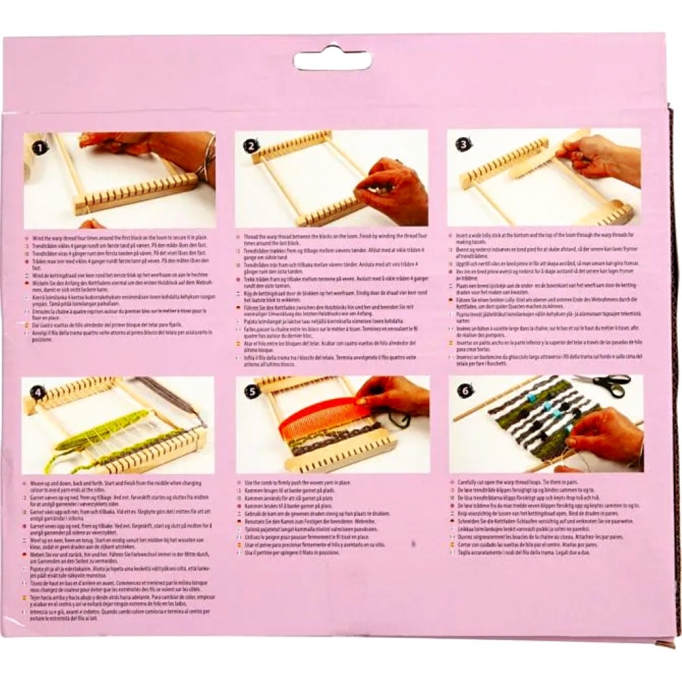 YICUI Diy Machine À Tricoter À La Main Métier À Tisser En Bois Jouets YICUI Diy Machine À Tricoter À La Main Métier À Tisser En Bois Jouets