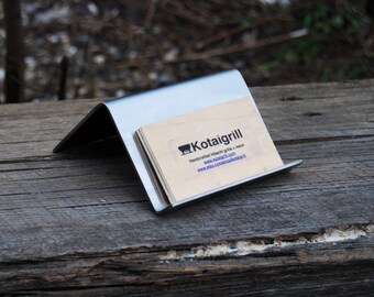 Stainless Steel Business Card Holder- Smooth