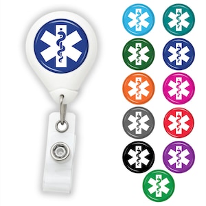 Star of Life-badgehaspel met draaibare clip