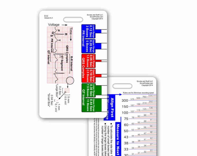 Lab Values Badge Pocket Card Reference Vertical for Nurse Etsy