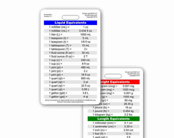 Lab Values Badge Pocket Card Reference Vertical for Nurse - Etsy