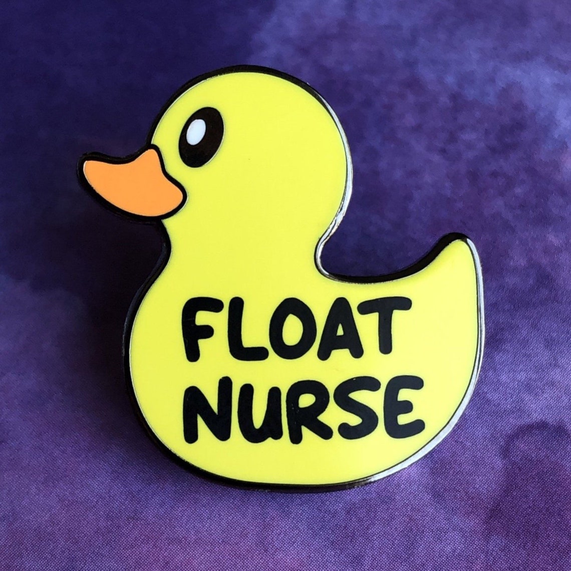 Float Nurse Pin  Nerdy Funny & Real by RadGirlCreations image 0