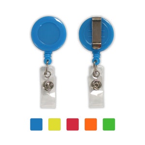 Neon Badge Reel for ID / Holder (Various Colors Available)