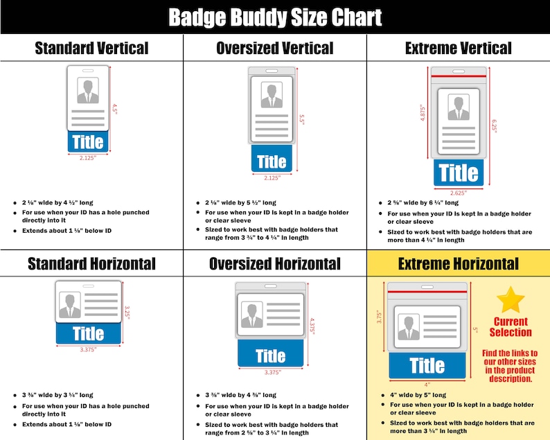 Custom Extreme Horizontal Badge Buddy image 2