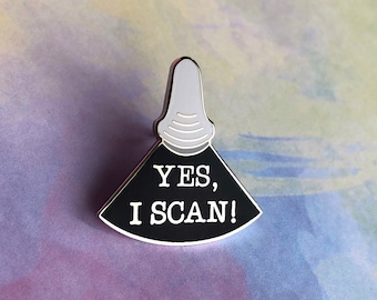 Yes I Scan Pin | Nerdy, Funny, & Real by RadGirlCreations