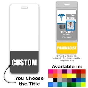Custom Oversized Vertical Badge Buddy