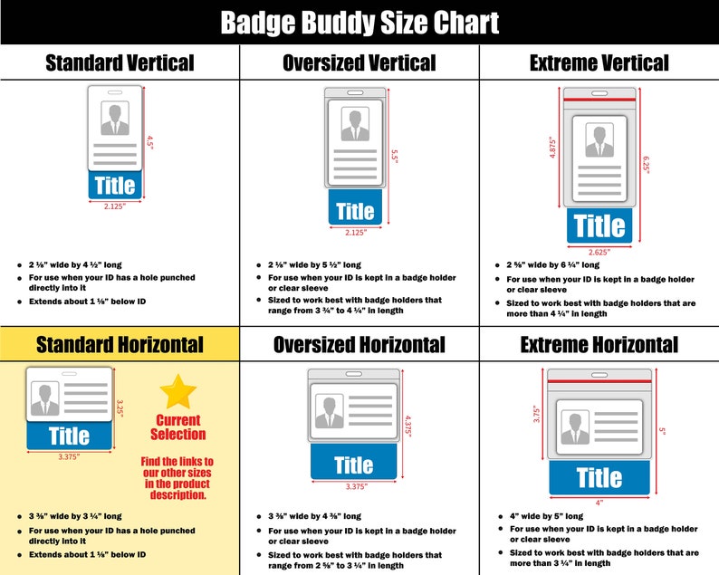 Badge horizontal standard personnalisé Buddy image 2