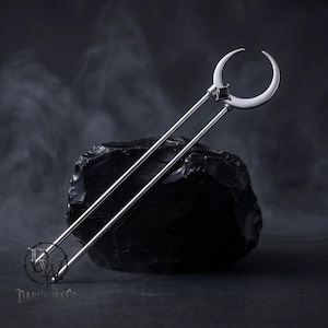 Moon Plate Hair Fork（silver） Moon Plate Hair Fork（silver