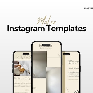 Canva Templates für Handwerker Maler