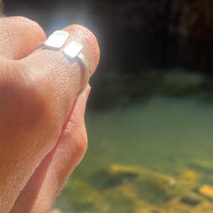 Ring RECTANGULOS in silver 925