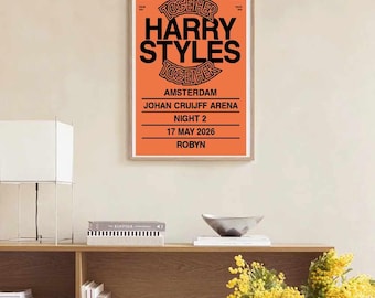 Event Poster Night 2 Amsterdam Harry Styles Together Together 17 maggio 2026