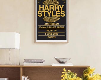 Event Poster Night 10 Amsterdam Harry Styles Together Together 5 czerwca 2026
