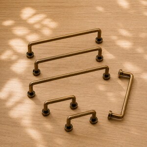 Antique Brass Cabinet Pull Handle,Modern Minimalist Zinc Alloy Knobs,Vintage Drawer Handles,Dresser Pulls,ntique Brass Wardrobe Pulls