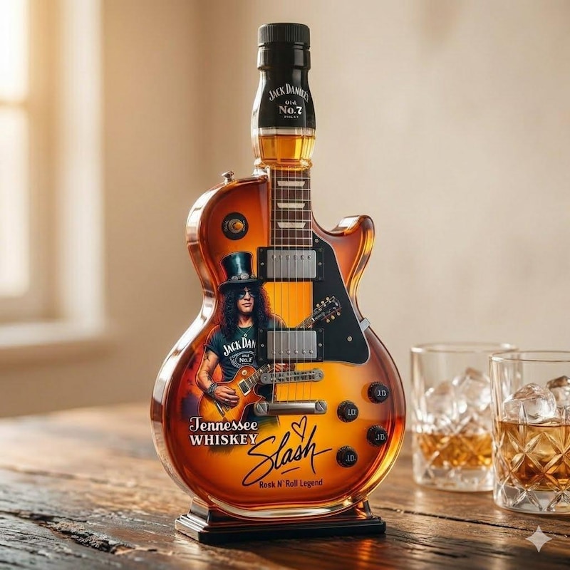 Guitar Shaped Liquor Bottle - Etsy