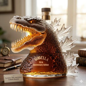 Godzilla Whiskey Glass - Etsy