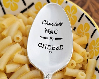 Custom Mac and Cheese Spoon | Foodie Gift | Mac and Cheese Lover | Gift for Boyfriend Or Husband | Personalized Mac & Cheese Spoon