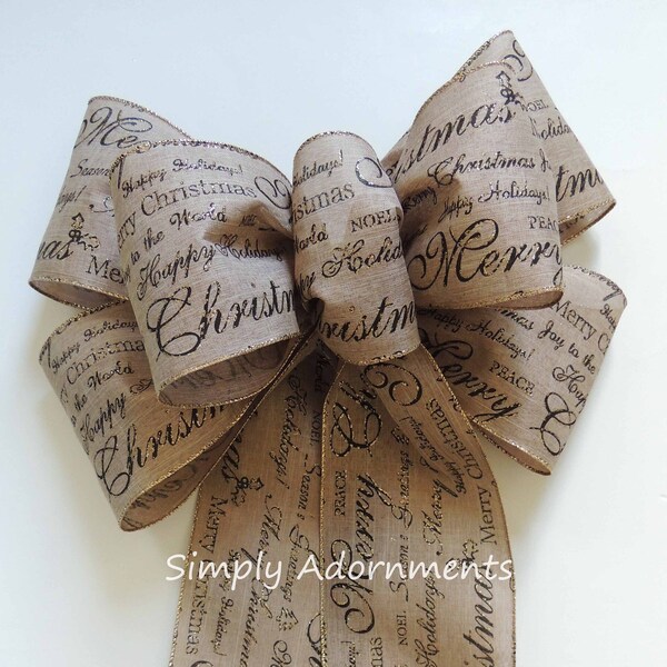 Burlap Tree Topper - Etsy