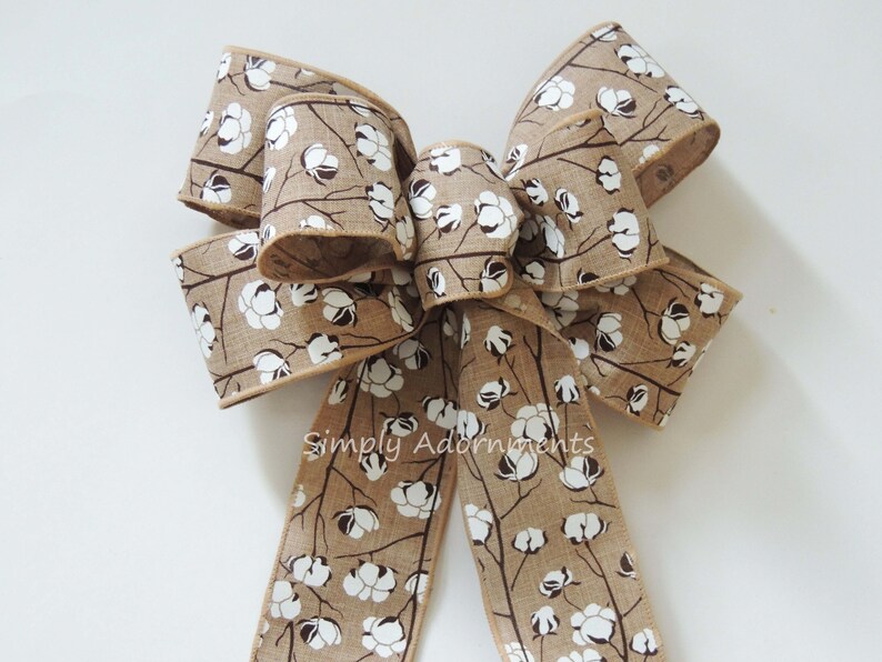cotton boll bow tie