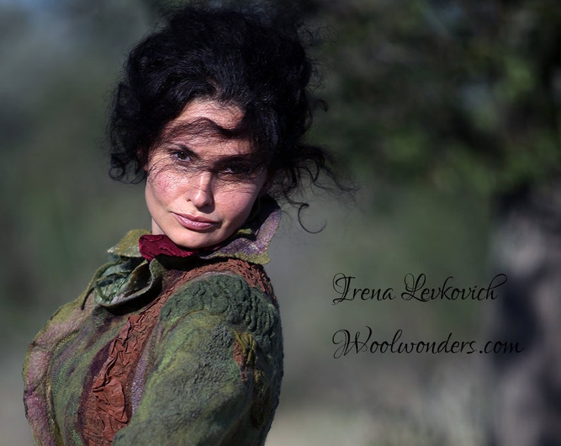 Pattern for Seemless Felted Jacket With Instructions Etsy