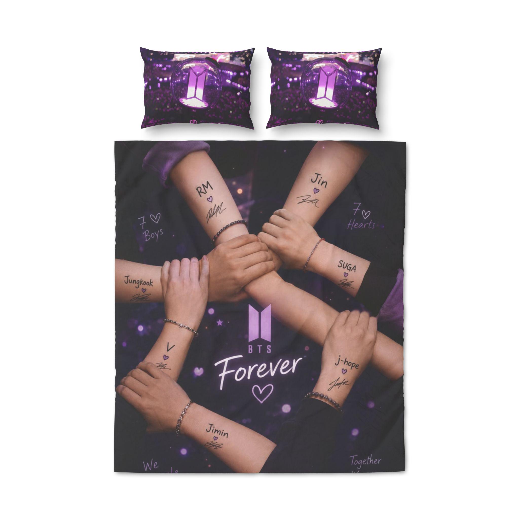 Bts Bedding Set - Etsy